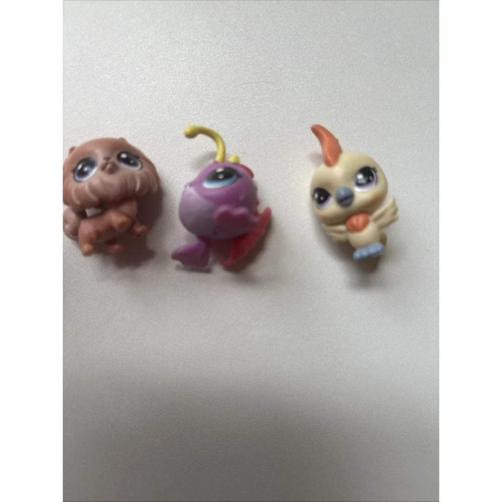 Littlest Pet Shop Pets Lot Of 5 Figures Hasbro